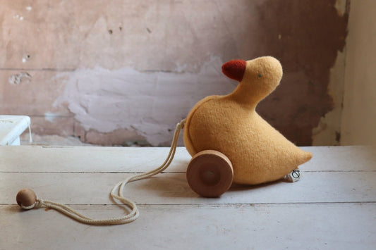 Wool Duck Pull Toy