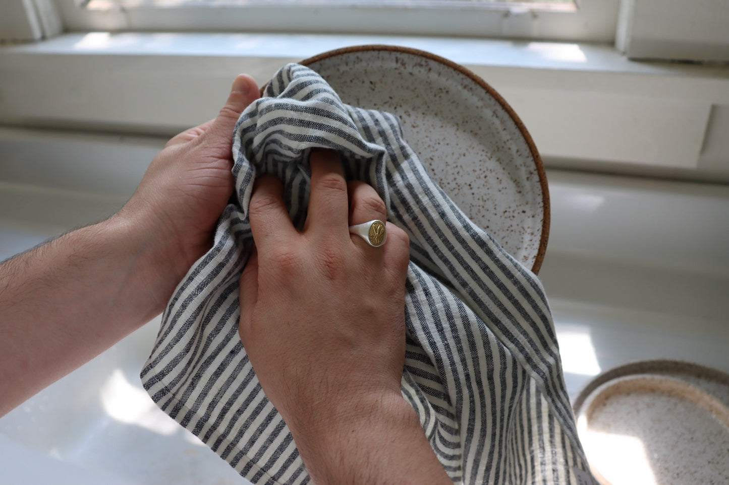 Washed Linen Tea Towels