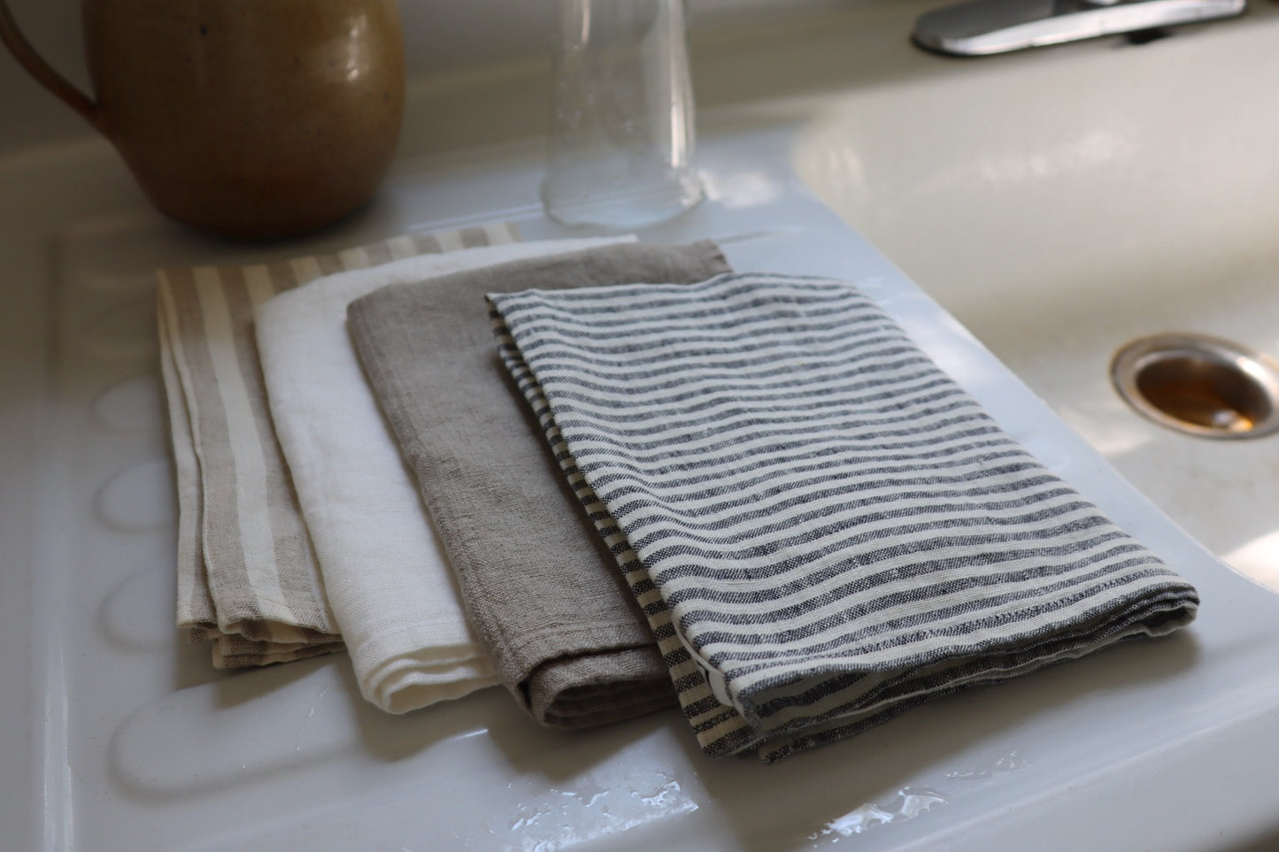 Washed Linen Tea Towels