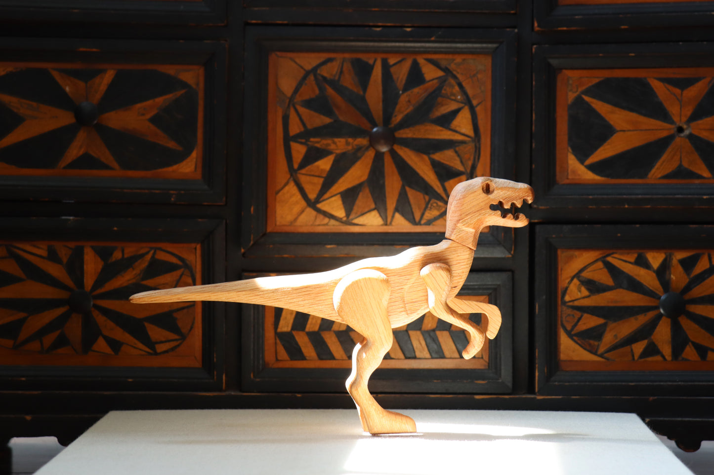 Articulated Wooden Dinosaurs