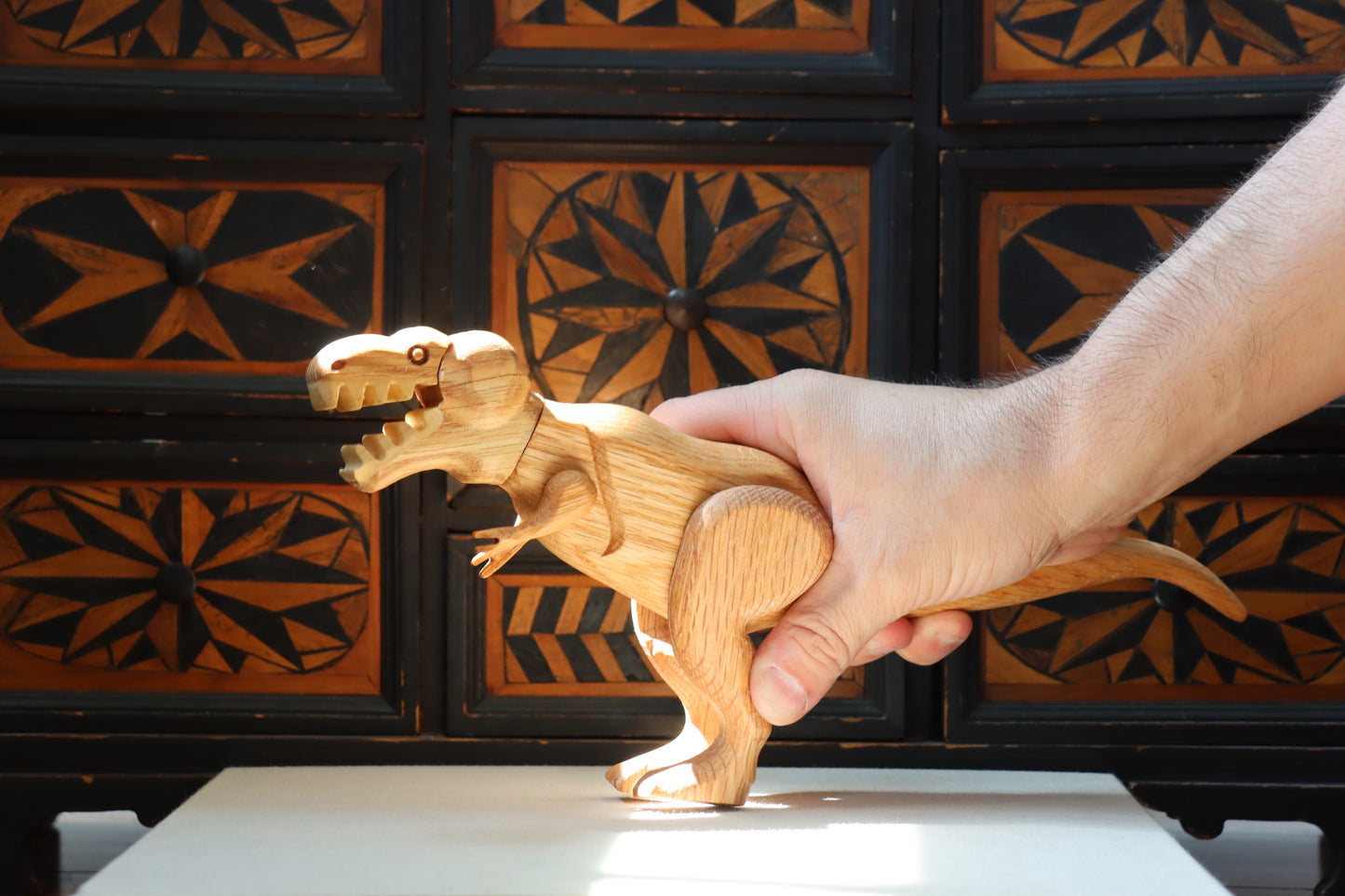 Articulated Wooden Dinosaurs