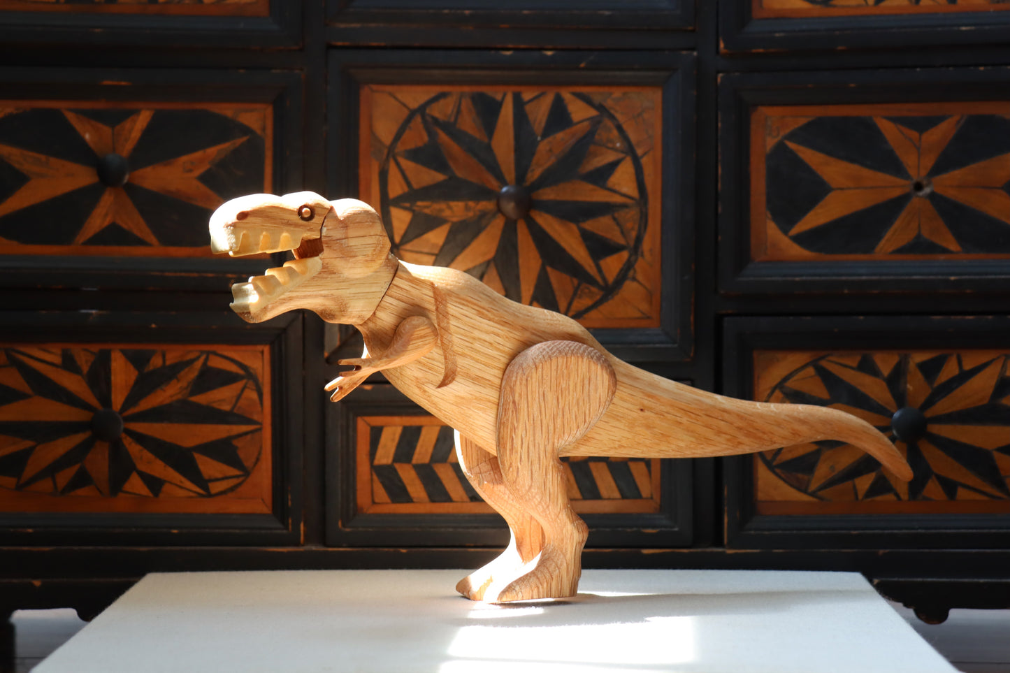 Articulated Wooden Dinosaurs