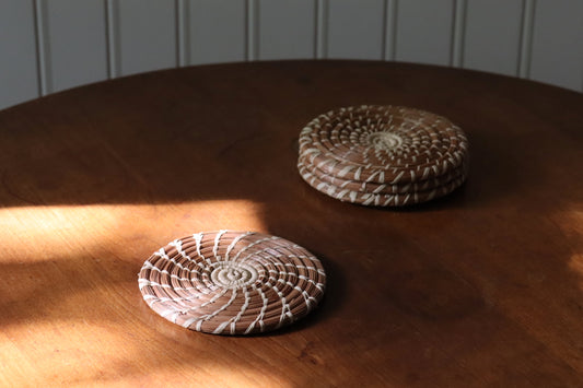 Pine Needle Coaster Sets