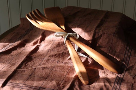 Wooden Salad Servers