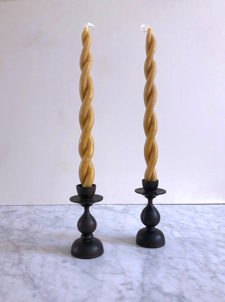 Beeswax Twist Tapers